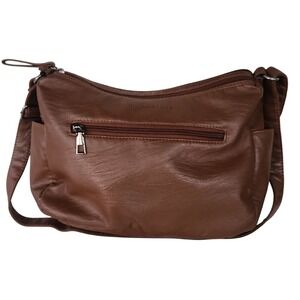 Brown Leather Crossbody Bag